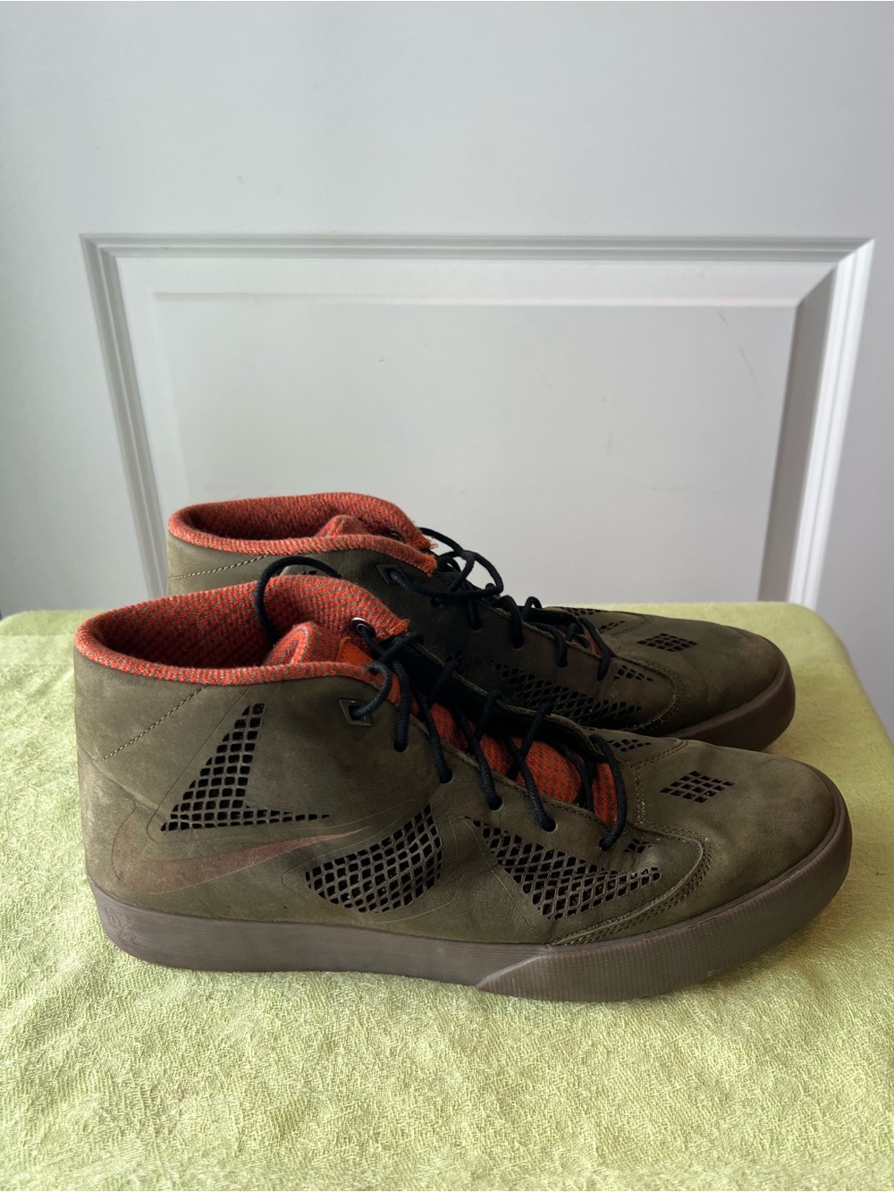 Nike LeBron X NSW Lifestyle Dark Loden. Olive Green. Size 10